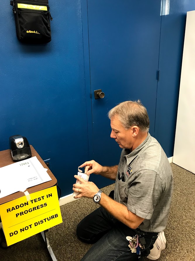 Brookfield Radon - School Radon Testing Charcoal Test #1