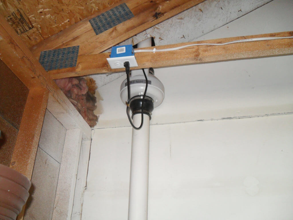 Brookfield Radon - Garage Radon Mitigation Install Custom #6