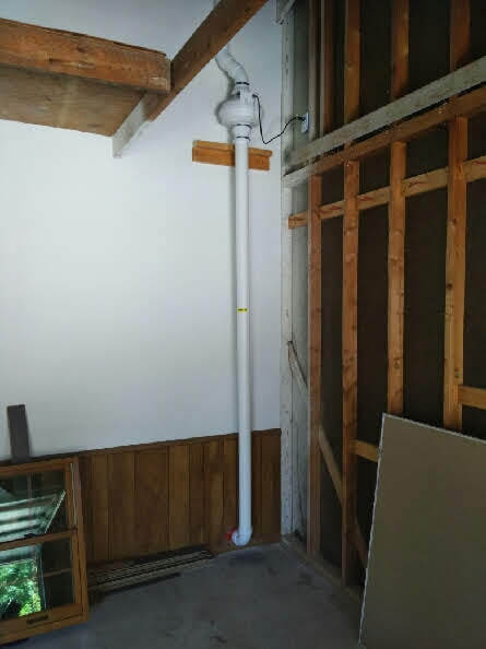 Brookfield Radon - Garage Radon Mitigation Install Custom #7