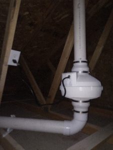 Attic Radon Reduction System